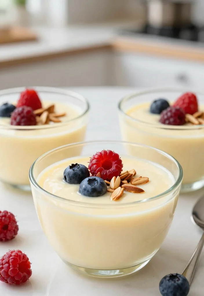 12 Almond Dessert Recipes with Rich Nutty Flavor 3. Almond Milk Pudding 0