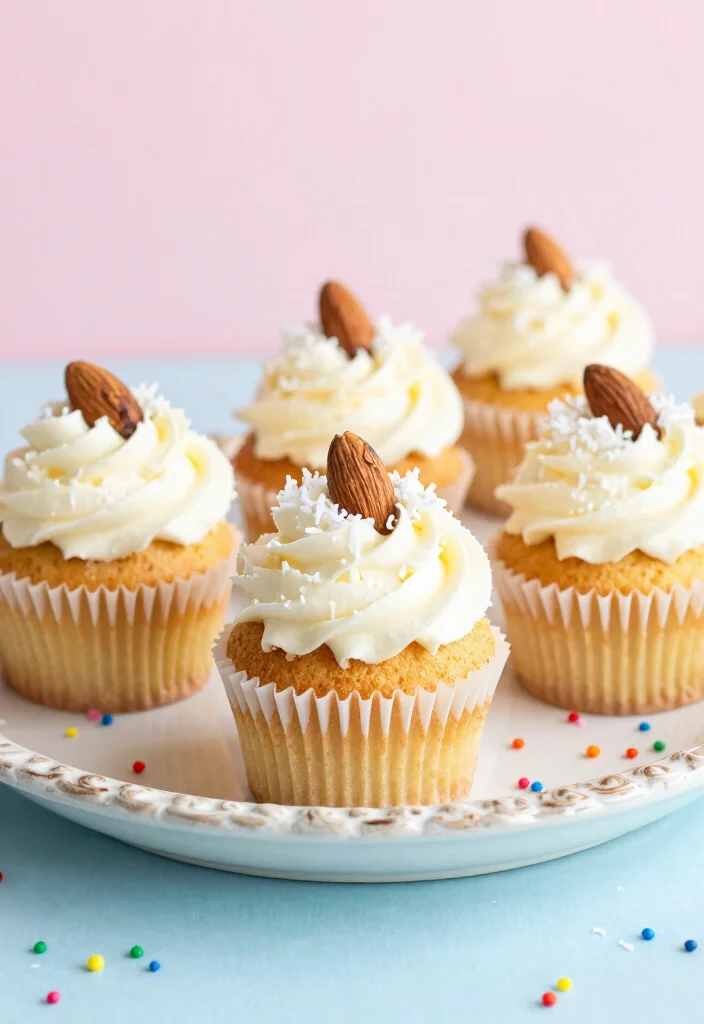 12 Almond Dessert Recipes with Rich Nutty Flavor 7. Almond Joy Cupcakes 0