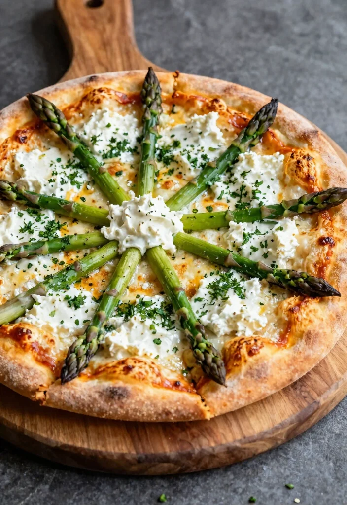 12 Asparagus Dinner Recipes for Fresh Seasonal Meals 11. Asparagus Pizza with Goat Cheese 0