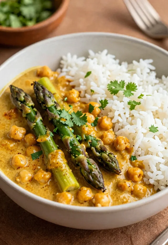12 Asparagus Dinner Recipes for Fresh Seasonal Meals 12. Asparagus and Chickpea Curry 0