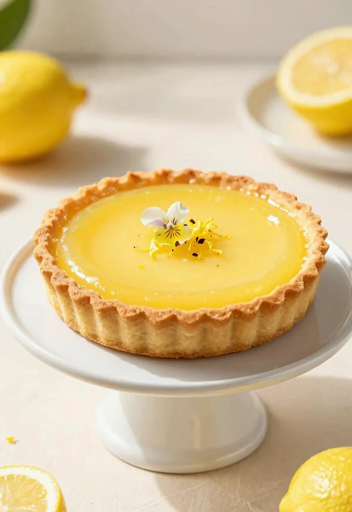 12 Custard Dessert Recipes for Smooth Creamy Classics 3. Lemon Custard Tart 0