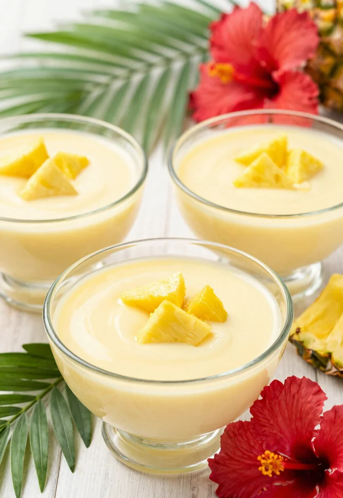 12 Custard Dessert Recipes for Smooth Creamy Classics 6. Coconut Custard with Pineapple 0