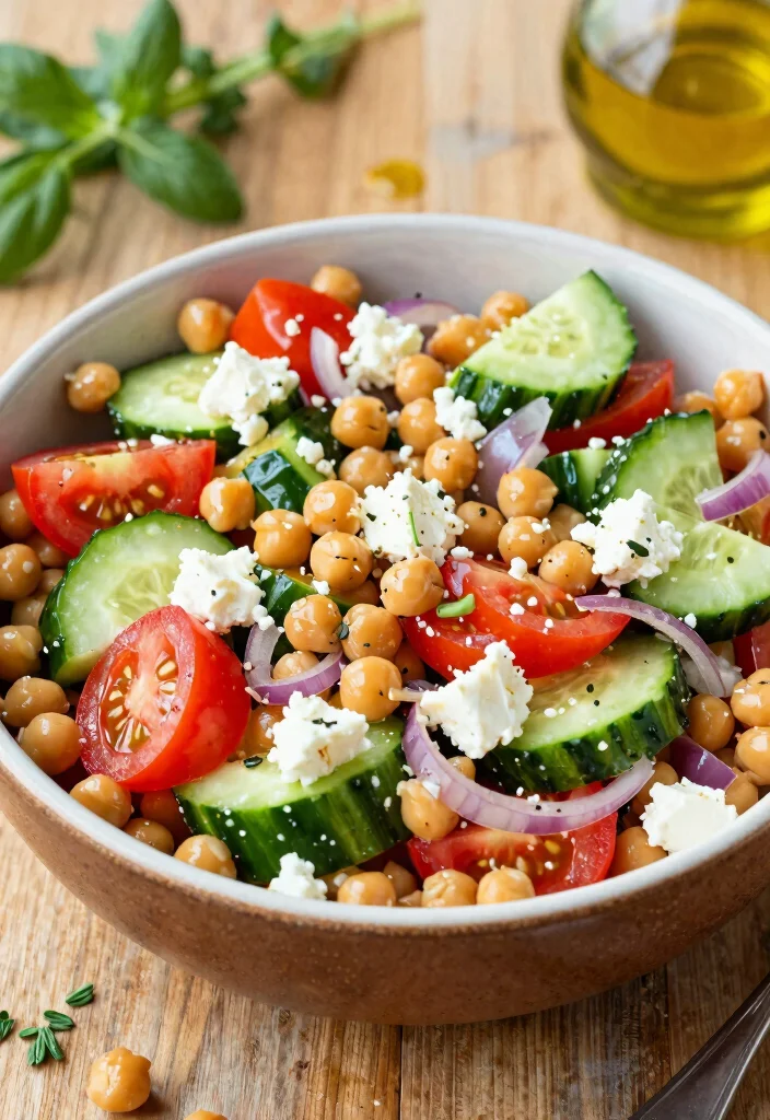 12 DASH Diet Dinner Recipes for Heart Smart Eating 10. Mediterranean Chickpea Salad 0