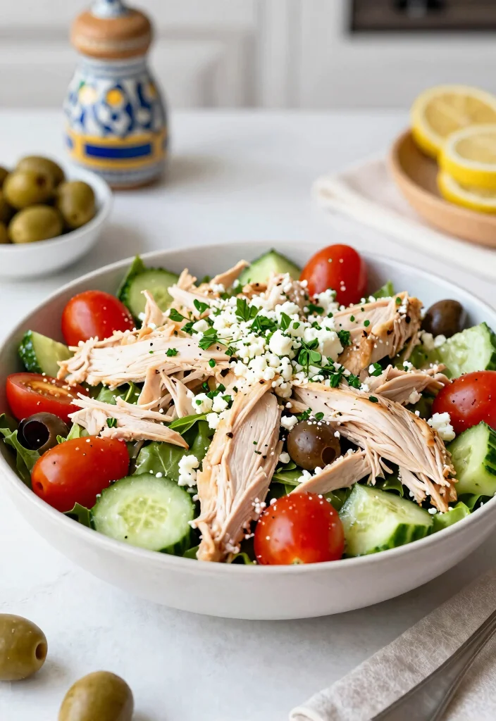 12 Easy Paleo Dinner Recipes for Clean Comfort Cooking 9. Mediterranean Chicken Salad 0