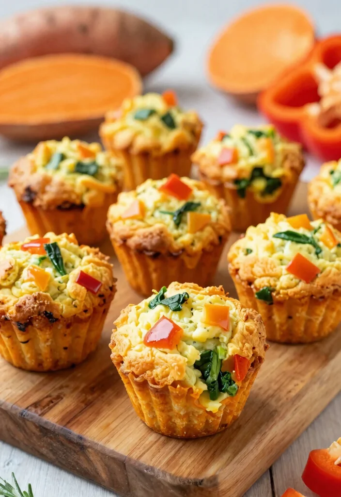 12 Egg Dessert Recipes for Simple Protein Rich Sweets 11. Sweet Potato Egg Muffins 0