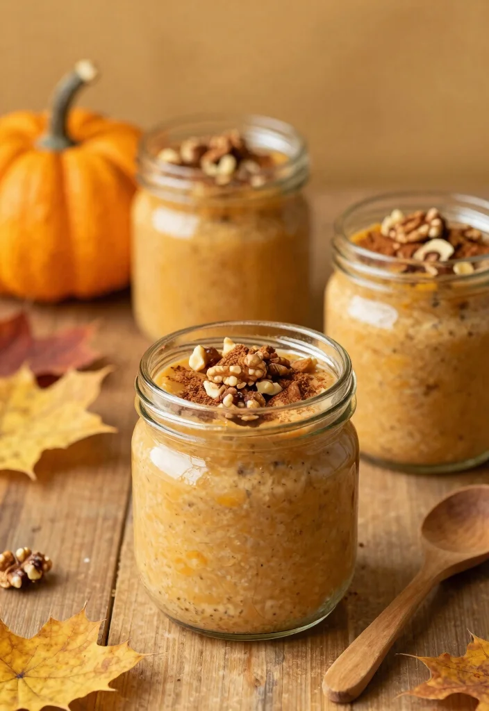12 Healthy Breakfast Meal Prep Recipes for Busy Mornings 7. Pumpkin Spice Overnight Oats 0