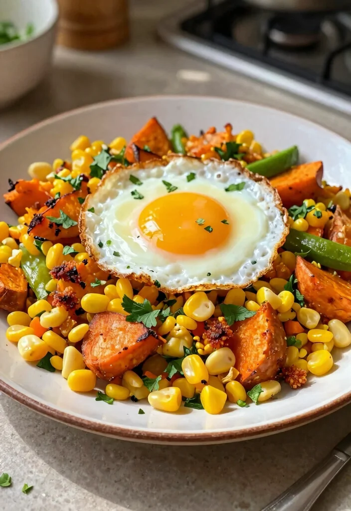 12 Healthy Corn Recipes for Balanced Family Dishes 11. Corn and Sweet Potato Hash 0