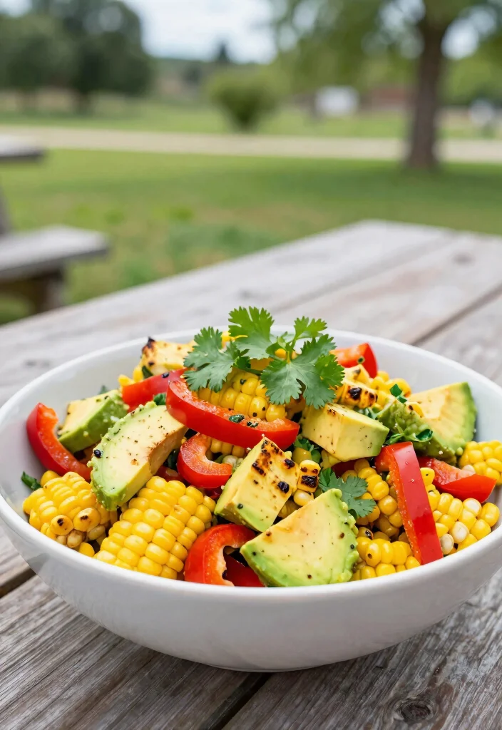 12 Healthy Corn Recipes for Balanced Family Dishes 4. Grilled Corn Salad with Avocado 0