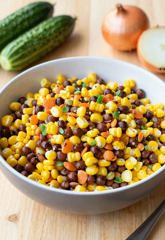 12 Healthy Corn Recipes for Balanced Family Dishes 8. Corn and Lentil Salad 0