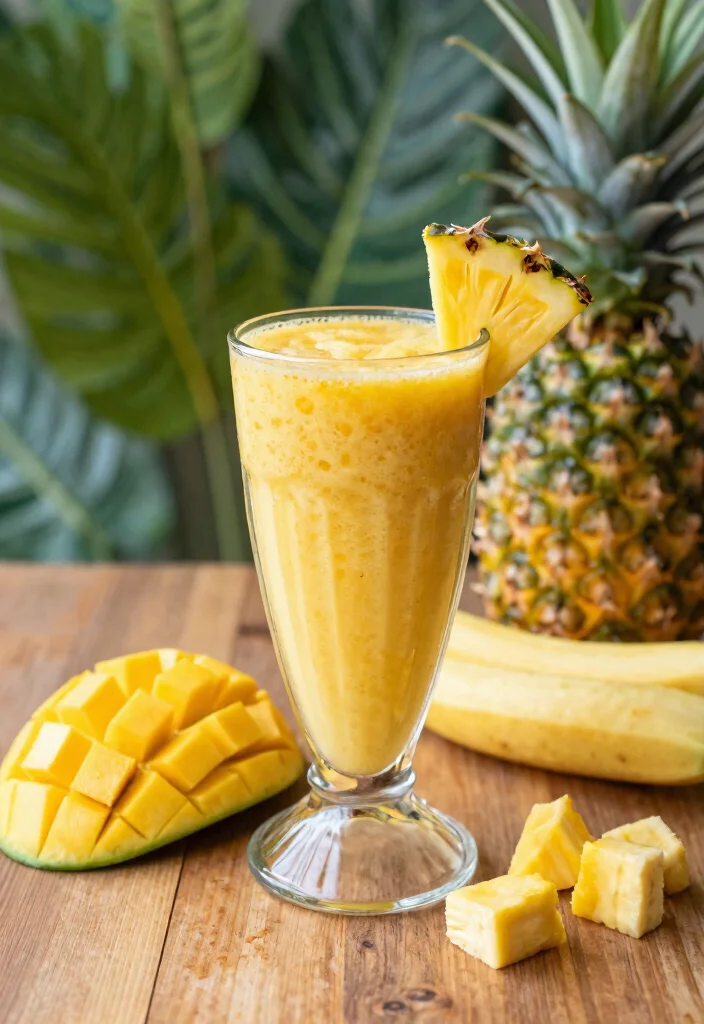 12 Healthy Fruit Recipes for Simple Everyday Nutrition 1. Tropical Bliss Smoothie 0