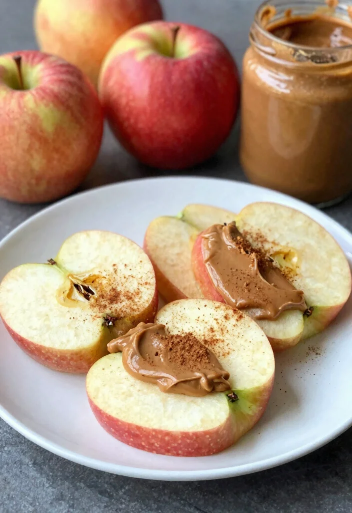 12 Healthy Fruit Recipes for Simple Everyday Nutrition 11. Apple Slices with Nut Butter 0
