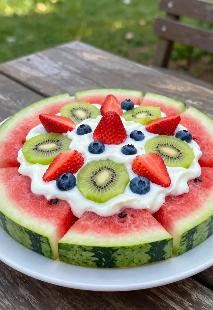 12 Healthy Fruit Recipes for Simple Everyday Nutrition 5. Watermelon Fruit Pizza 0