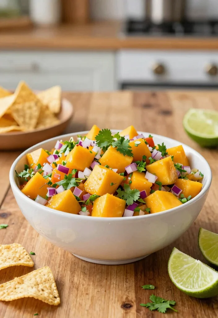 12 Healthy Mango Recipes for Bright Tropical Eating 3. Spicy Mango Salsa 0