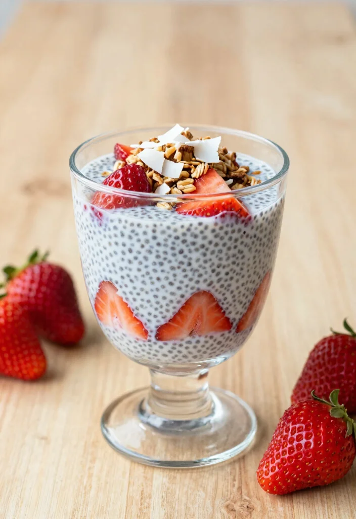 12 Healthy Strawberry Recipes for Fresh Sweet Meals 4. Strawberry Chia Pudding 0