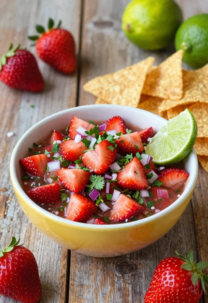12 Healthy Strawberry Recipes for Fresh Sweet Meals 9. Strawberry Salsa 0