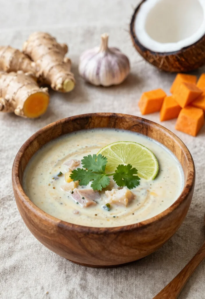 12 Healthy Yam Recipes for Wholesome Comfort Dishes 1. Creamy Yam and Coconut Milk Soup 0