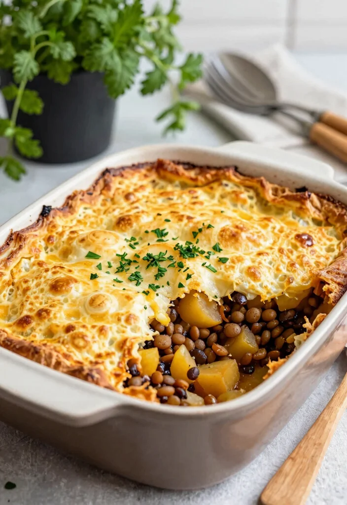 12 Healthy Yam Recipes for Wholesome Comfort Dishes 8. Yam and Lentil Shepherds Pie 0