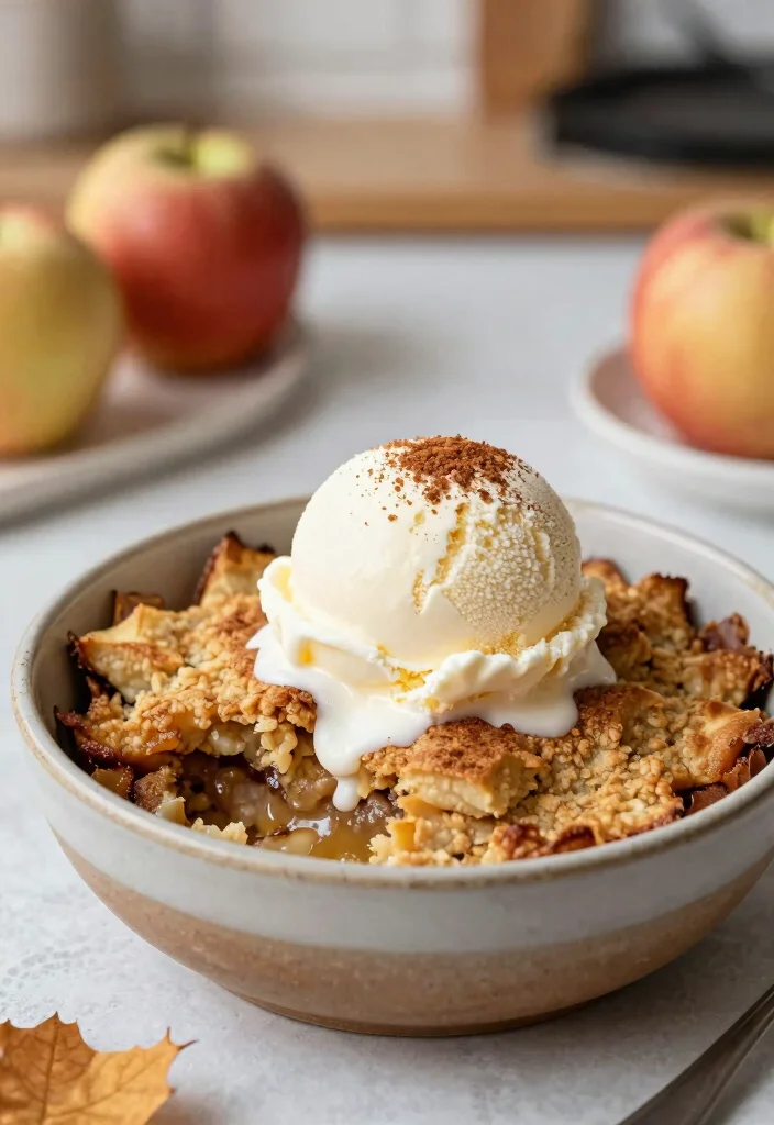 12 Hot Dessert Recipes for Warm Comforting Sweets 10. Warm Apple Crisp 0