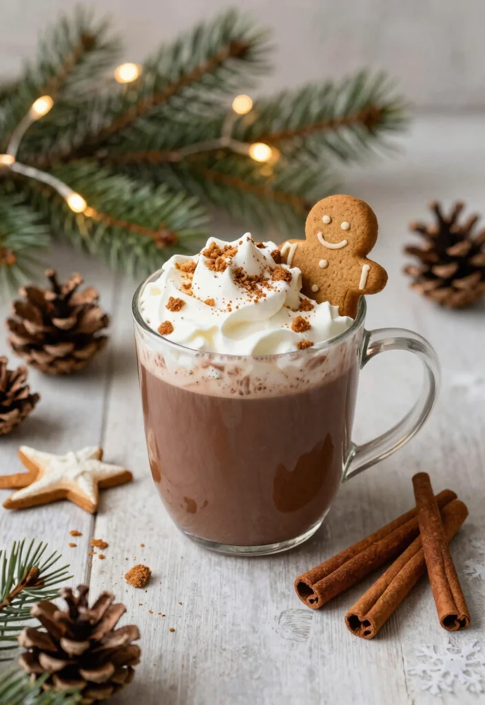12 Hot Dessert Recipes for Warm Comforting Sweets 4. Gingerbread Hot Chocolate 0