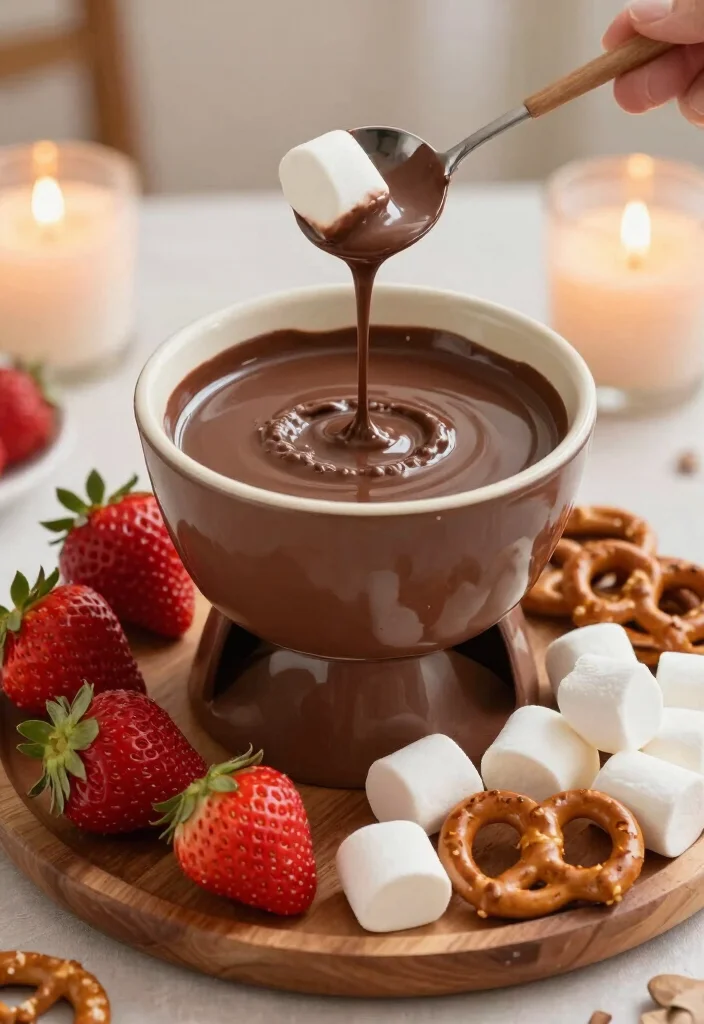 12 Hot Dessert Recipes for Warm Comforting Sweets 8. Chocolate Fondue 0