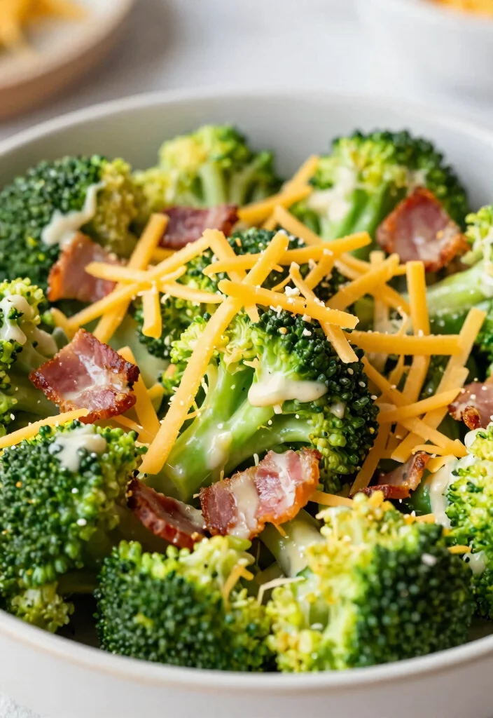 12 Low Carb Keto Salad Recipes for Fresh Light Meals 6. Broccoli and Cheese Salad 0