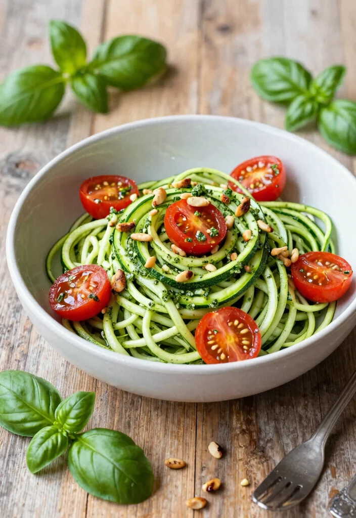 12 Meatless Dinner Recipes for Easy Plant Forward Meals 100 12 Meatless Dinner Recipes for Easy Plant Forward Meals 10. Zucchini Noodles with Pesto 0