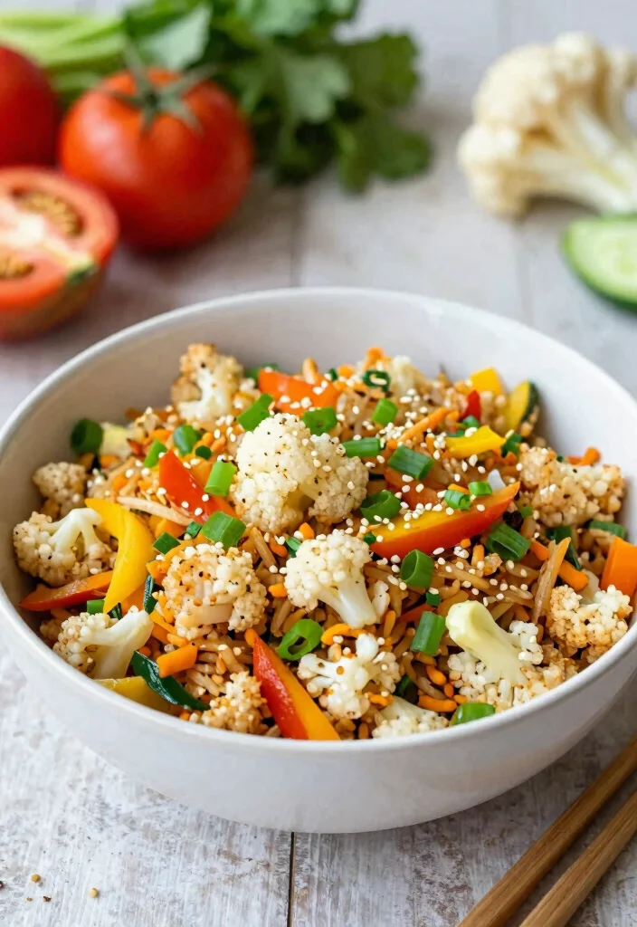 12 Meatless Dinner Recipes for Easy Plant Forward Meals 89 12 Meatless Dinner Recipes for Easy Plant Forward Meals 9. Cauliflower Fried Rice 0