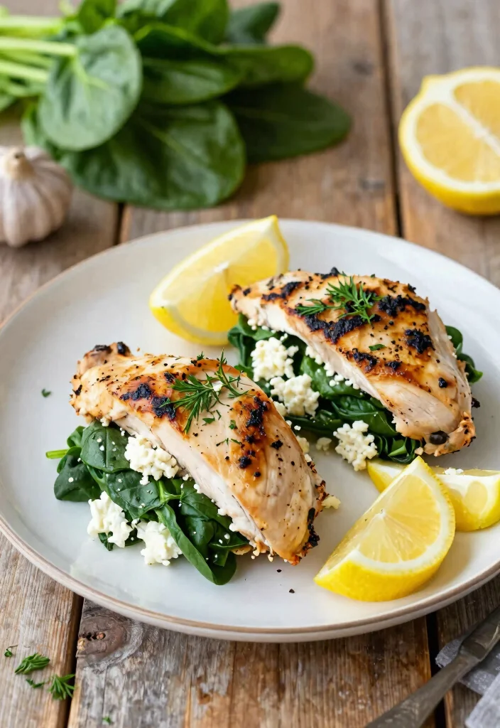 12 Quick Keto Dinner Recipes for Busy Weeknights 11. Spinach and Feta Stuffed Chicken 0