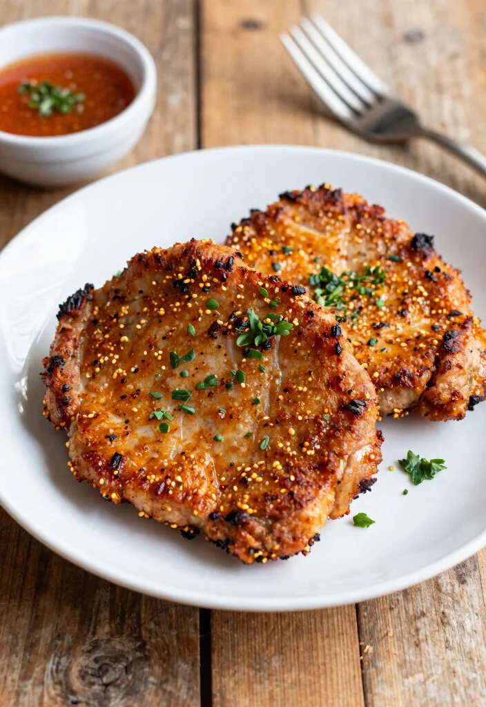 12 Quick Keto Dinner Recipes for Busy Weeknights 5. Spicy Garlic Pork Chops 0