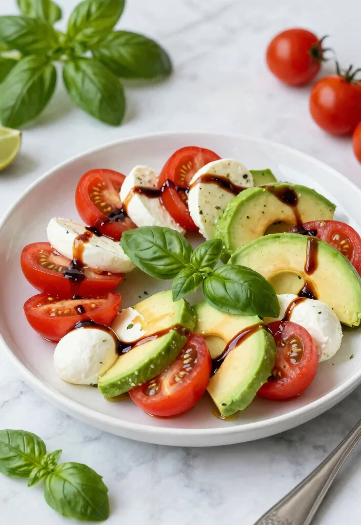 12 Quick Keto Dinner Recipes for Busy Weeknights 6. Caprese Salad with Avocado 0