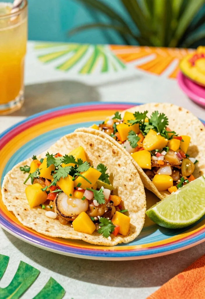 12 Scallop Dinner Recipes for Elegant Weeknight Cooking 4. Scallop Tacos with Mango Salsa 0