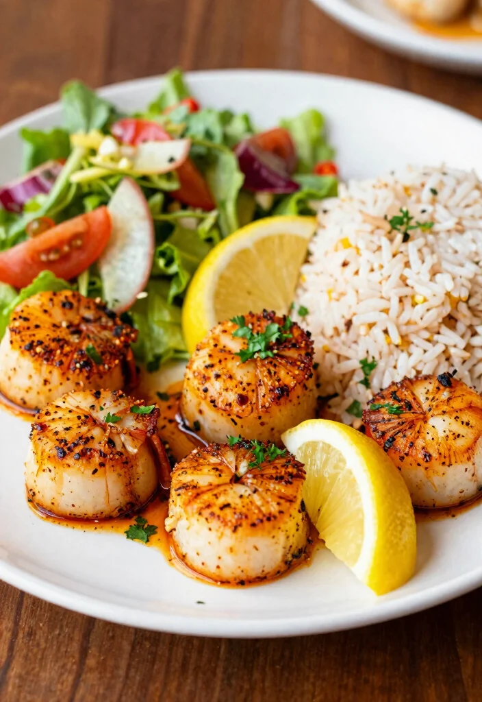 12 Scallop Dinner Recipes for Elegant Weeknight Cooking 9. Spicy Cajun Scallops 0