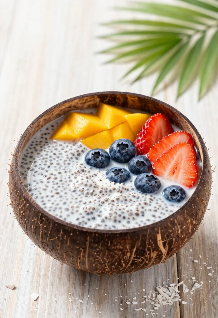 12 Sugar Free Dessert Recipes for Guilt Free Sweet Treats 3. Coconut Chia Seed Pudding 0