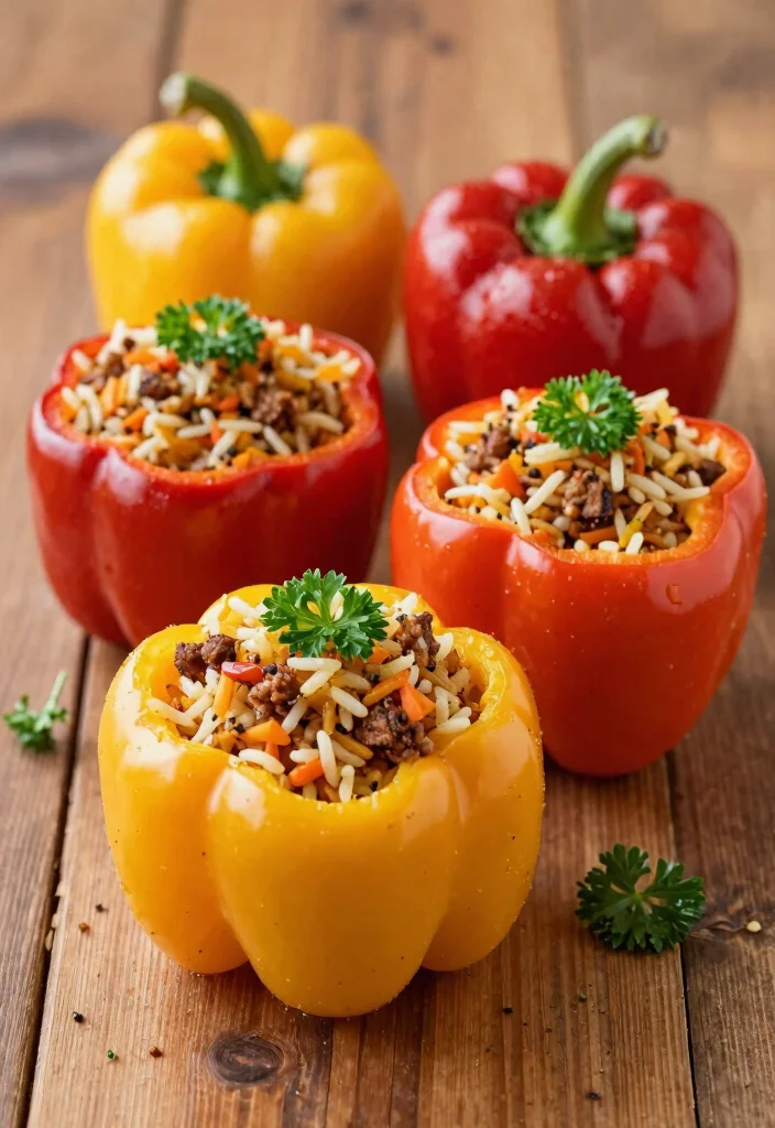 12 Turkish Dinner Recipes with Bold Traditional Flavor 1. Stuffed Bell Peppers Biber Dolmas 0