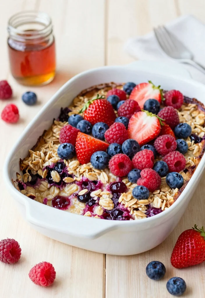 12 Vegan Baked Oatmeal Recipes for Cozy Healthy Mornings 2. Berry Bliss Baked Oatmeal 0