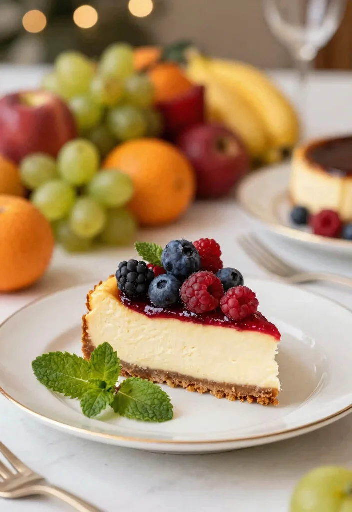 12 Vegan Gluten Free Thanksgiving Recipes for a Plant Based Feast 12. Vegan Cheesecake with Berries 0