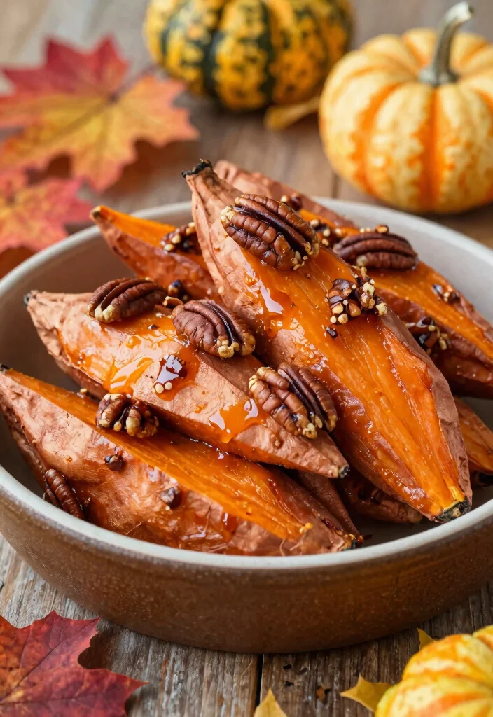 12 Vegan Gluten Free Thanksgiving Recipes for a Plant Based Feast 3. Maple Pecan Sweet Potatoes 0