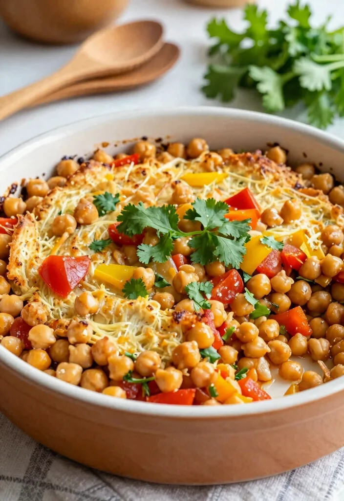 12 Vegan Oven Recipes for Simple Hands Off Cooking 3. Spicy Vegan Chickpea Bake 0