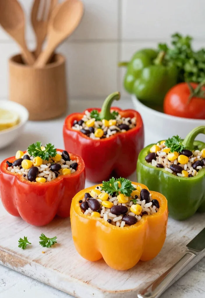12 Vegan Oven Recipes for Simple Hands Off Cooking 4. Vegan Stuffed Peppers 0