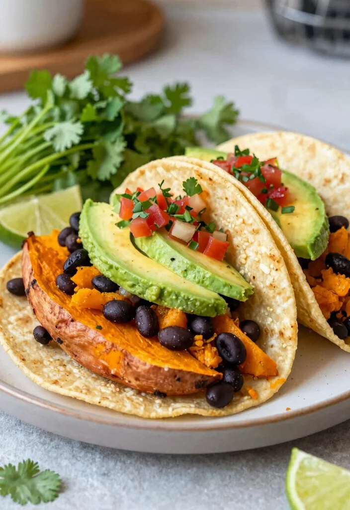 12 Vegan Oven Recipes for Simple Hands Off Cooking 6. Sweet Potato and Black Bean Tacos 0