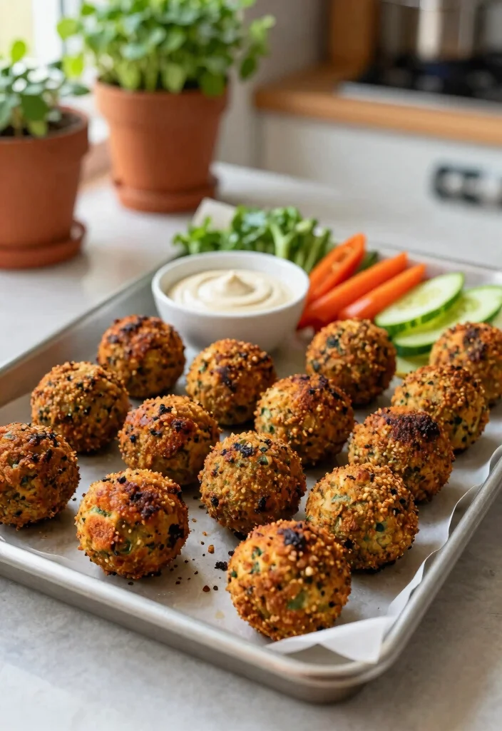 12 Vegan Oven Recipes for Simple Hands Off Cooking 8. Baked Vegan Falafel 0