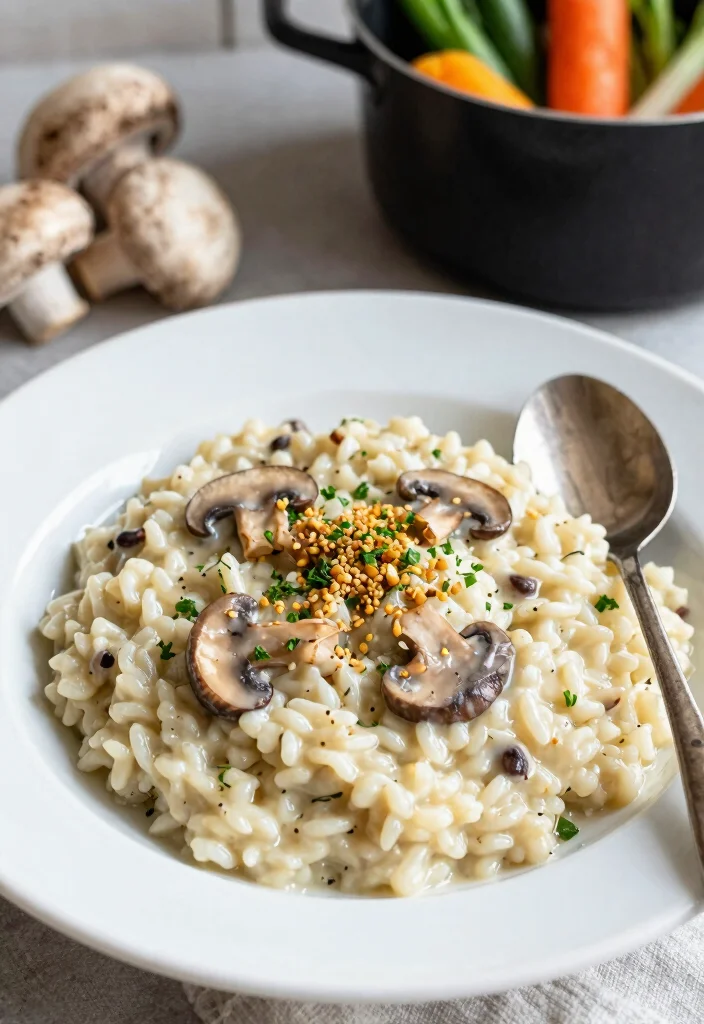 12 Vegan Pressure Cooker Recipes for Fast Plant Based Meals 1. Creamy Vegan Mushroom Risotto 0