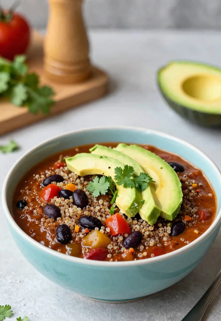 12 Vegan Pressure Cooker Recipes for Fast Plant Based Meals 3. Quinoa and Black Bean Chili 0