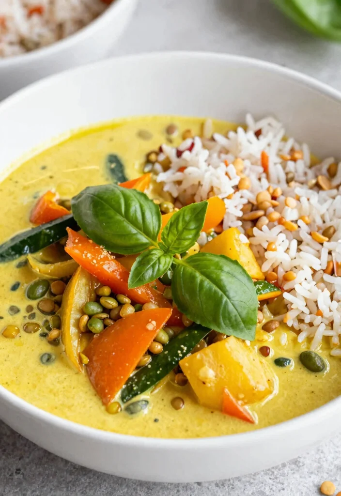 12 Vegan Pressure Cooker Recipes for Fast Plant Based Meals 7. Thai Coconut Lentil Curry 0