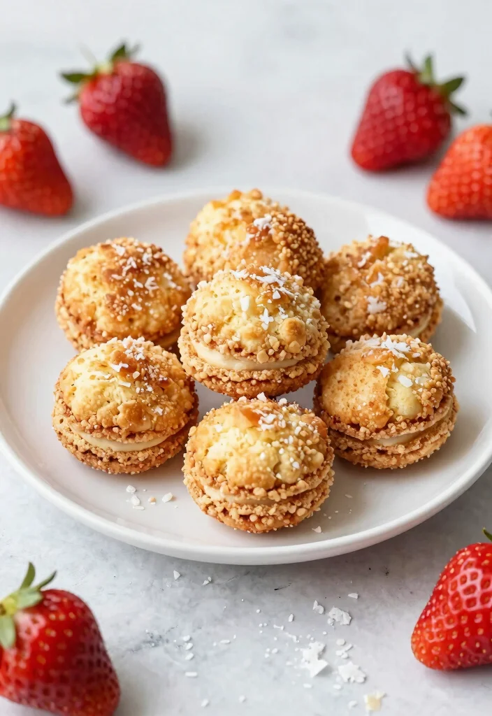12 Vegan Strawberry Recipes for Fresh Sweet Treats 10. Strawberry Coconut Macaroons 0