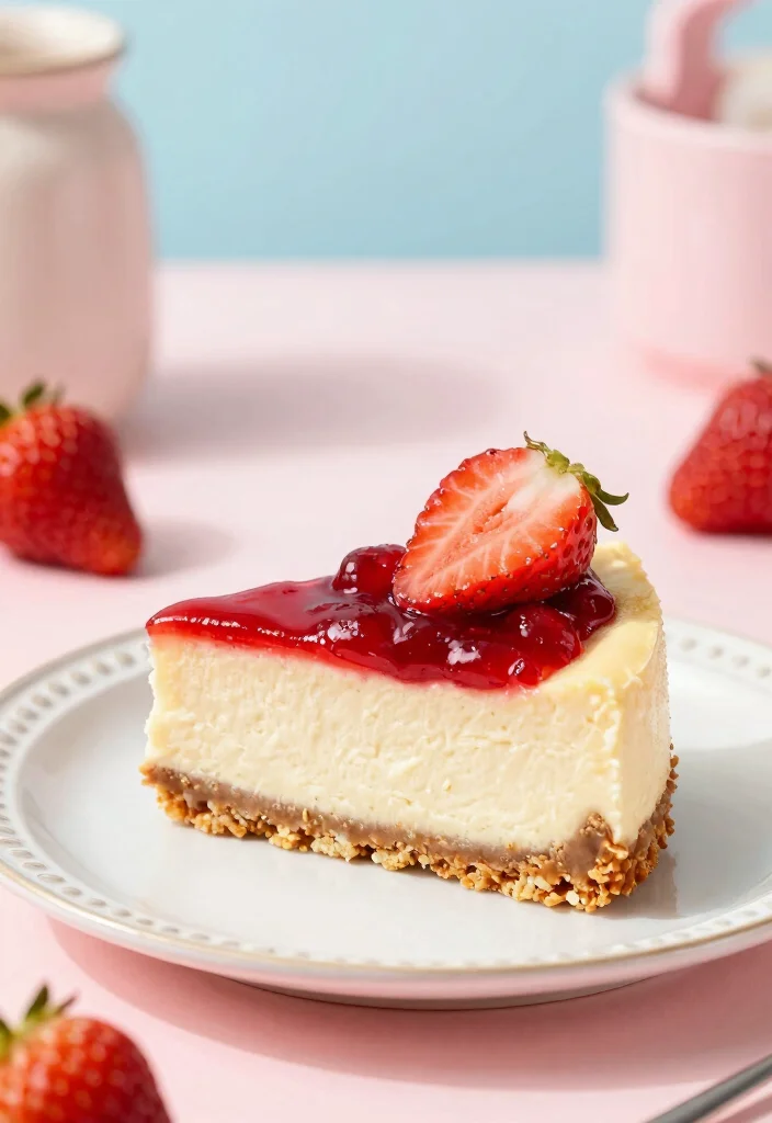 12 Vegan Strawberry Recipes for Fresh Sweet Treats 3. Vegan Strawberry Cheesecake 0