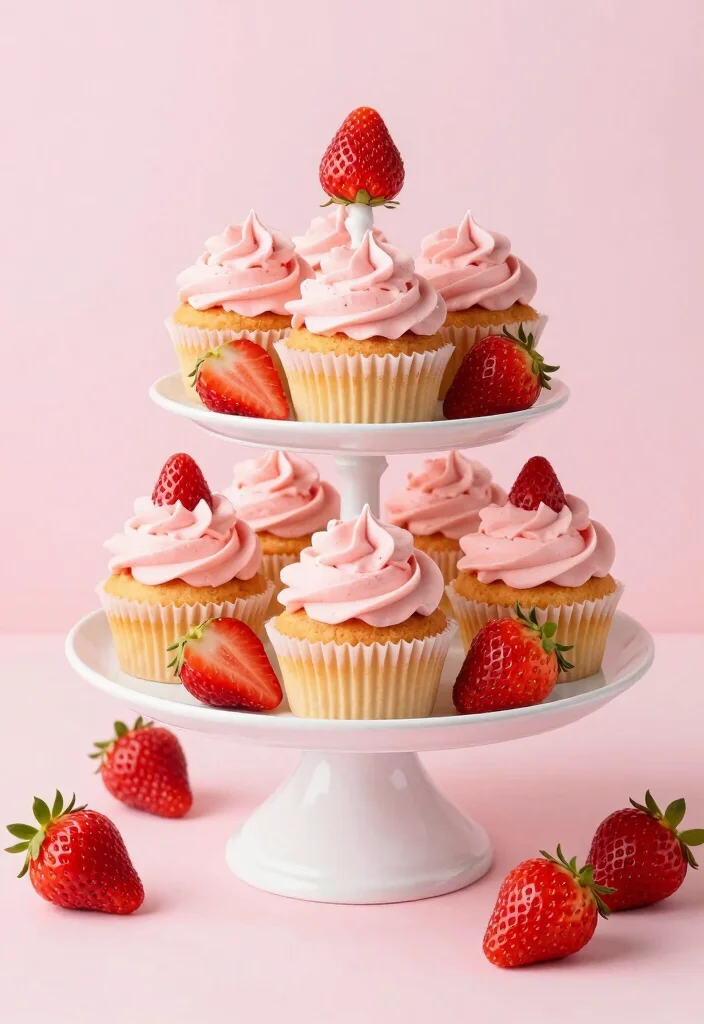 12 Vegan Strawberry Recipes for Fresh Sweet Treats 6. Vegan Strawberry Cupcakes 0