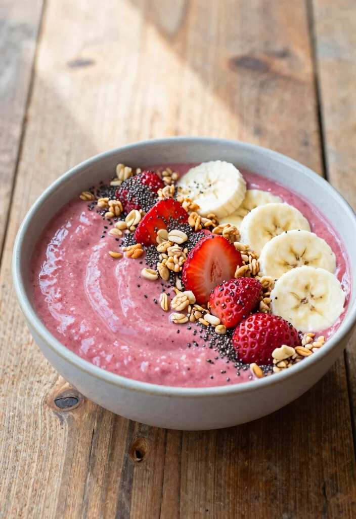 12 Vegan Strawberry Recipes for Fresh Sweet Treats 7. Strawberry Smoothie Bowl 0
