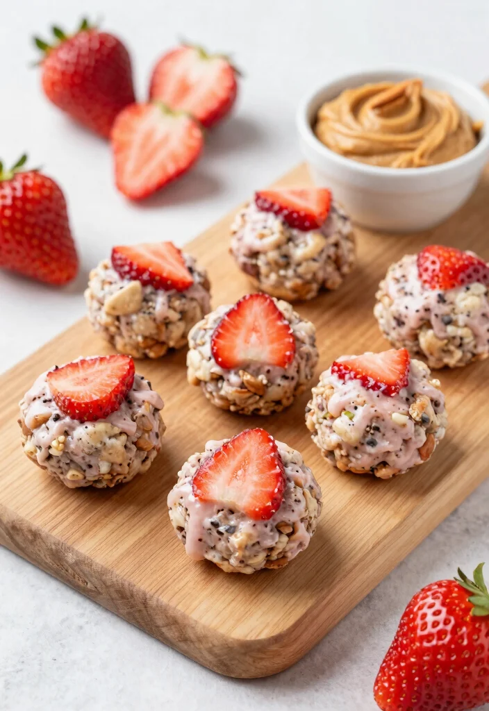 12 Vegan Strawberry Recipes for Fresh Sweet Treats 8. Strawberry Energy Bites 0