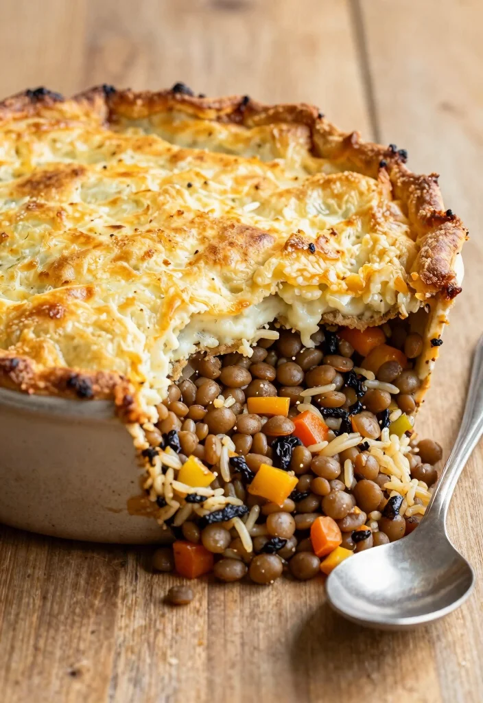 12 Vegan Wild Rice Recipes for Hearty Plant Based Meals 5. Wild Rice and Lentil Shepherds Pie 0